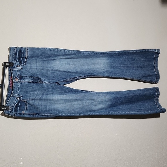 Cinch Jeans Womens Lynden Size 32 Or 13 S distressed hem boot cut - Picture 1 of 16